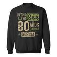 Regalo 80 Cumpleaños Hecho En 1944 80 Años Dando Guerra Camisa de entrenamiento