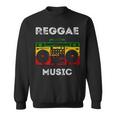 Reggae Music Musicbox Boombox Rastafari Roots Rasta Reggae Sweatshirt