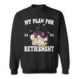 Retired Cat Dad Gnome Retirement Plan For Cat Grandpa Life Sweatshirt