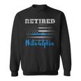 Retired Police Officer Philadelphia American Flag Sweatshirt
