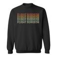 Retro 70S Flight Surgeon Job Title Sweatshirt