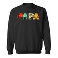 Retro Auto Racer Papa Lustigeintage Papa Auto Racer Sweatshirt