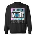 Retro Baecation Mode Baby Let's Cruise Love Vacation Couples Sweatshirt