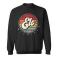 Retro Elo Home State Cool 70S Style Sunset Sweatshirt