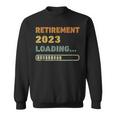Retro Retirement 2023 Loading Retired Countdown Retiring Sweatshirt