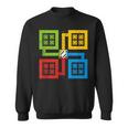 Retro Vintage Ludo Game Classic Game Costume Sweatshirt