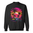 Retrowave Synthwave Aesthetic Sports Car 80S 90S Sweatshirt