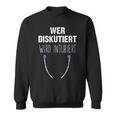 Rettungsdienst Notarzt Anästhesist Anästhesie Sweatshirt