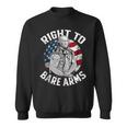 Right To Bare Arms 4Th Of July Gym George Washington Sweatshirt