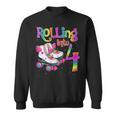 Rolling Into 4 Years Let's Roll I'm Turning 4 Roller Skate Sweatshirt