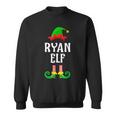Ryan Elf Personalized Name Christmas Family Matching Sweatshirt
