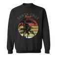 Santa Cruz Ca California Surfer 70S 80S Retro Sweatshirt