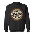 Santa Cruz City In California Ca Vintage Retro Souvenir Sweatshirt