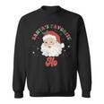 Santa's Favorite Ho Christmas Santa Face Old Xmas Sweatshirt