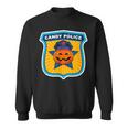 Scary Theme Party Candy Police Security Treat Inspector Team Sweatshirt