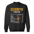 Scorpio Facts Zodiac Sign Personality Horoscope Facts Sweatshirt