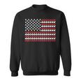 Scottie 4Th Of July Dog Paw Print Sweatshirt