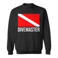 Scuba Flag Diver Down Flag Divemaster Sweatshirt