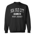 Sea Isle City New Jersey Nj Vintage Established Sports Sweatshirt