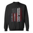 Senior 2024 American Flag Usa Graduation Class Of 2024 Sweatshirt