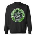Shamrock N Roll Irish Music Skull St Patrick's Rocker Sweatshirt