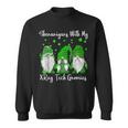 Shenanigans With My Gnomies St Patrick's Day Xray Tech Sweatshirt