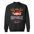 Shopaholic Christmas Deer Pjs Xmas Family Matching Sweatshirt