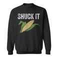 Shuck It Farmer Corn Lover Market Festival Sweatshirt