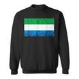 Sierra Leone Siera Leonean Flag Roots Sierra Leonean Sweatshirt