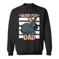 Silver Fox Rabbit Dad Sweatshirt