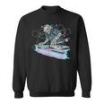 Skeleton Dj Music Mixer Record Decks Musician Music Lover Sweatshirt
