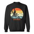 Ski Tignes France Vintage Snow Skiing Vacation Sweatshirt