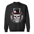 Skull Poker Ace Of Hearts Casino Gambling Card Player Sweatshirt