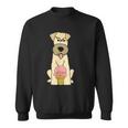 Smilepetsa Wheaten Terrier Dog With Ice Cream Sweatshirt