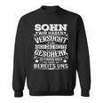 Sohn Wir Habenersucht Das Beste Geschenk Zu Finden Sweatshirt