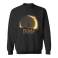 Solar Eclipse 2024 State Texas Total Solar Eclipse Sweatshirt