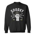 Sparky Electrician Dad Retro Vintage Sweatshirt