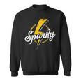 Sparky Electrician Lineman Dad Retro Vintage Men Sweatshirt