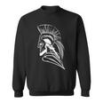 Sparta Spartan Helmet Fitness Gym Spartan Warrior Sweatshirt