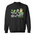 St Patty's Day Pat Mccrotch Irish Pub Lucky Clover Sweatshirt