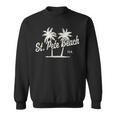 St Pete Beach Florida Vintage 70S Palm Trees Graphic Sweatshirt