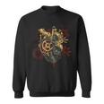 Steampunk Heart Robot Cosplay Scifi Mechanical Gears Anatomy Sweatshirt