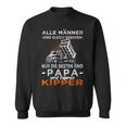 Straßenbauer Echte Männer & Papa Fahren S Sweatshirt