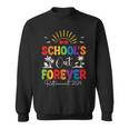 Summer Vacation Retro School's Out Forever Retirement 2024 Sweatshirt