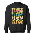 Summer Vacation Tanned Tatted And Tipsy Sunshine Drinking Sweatshirt