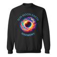 Sun Moon Earth Harmony Eclipse 2024 Sweatshirt