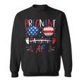 Sunglasses 4Th Of July Patriotic Af Pregnant Pregnancy Sweatshirt