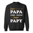 Super Papa Mais Aussi Super Papy Fête Des Pères Sweater e