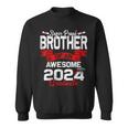 Super Proud Brother Of A 2024 Graduate 24 Graduation Sweatshirt