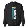 Sweden Soccer-Style Swedish Flag Sweatshirt